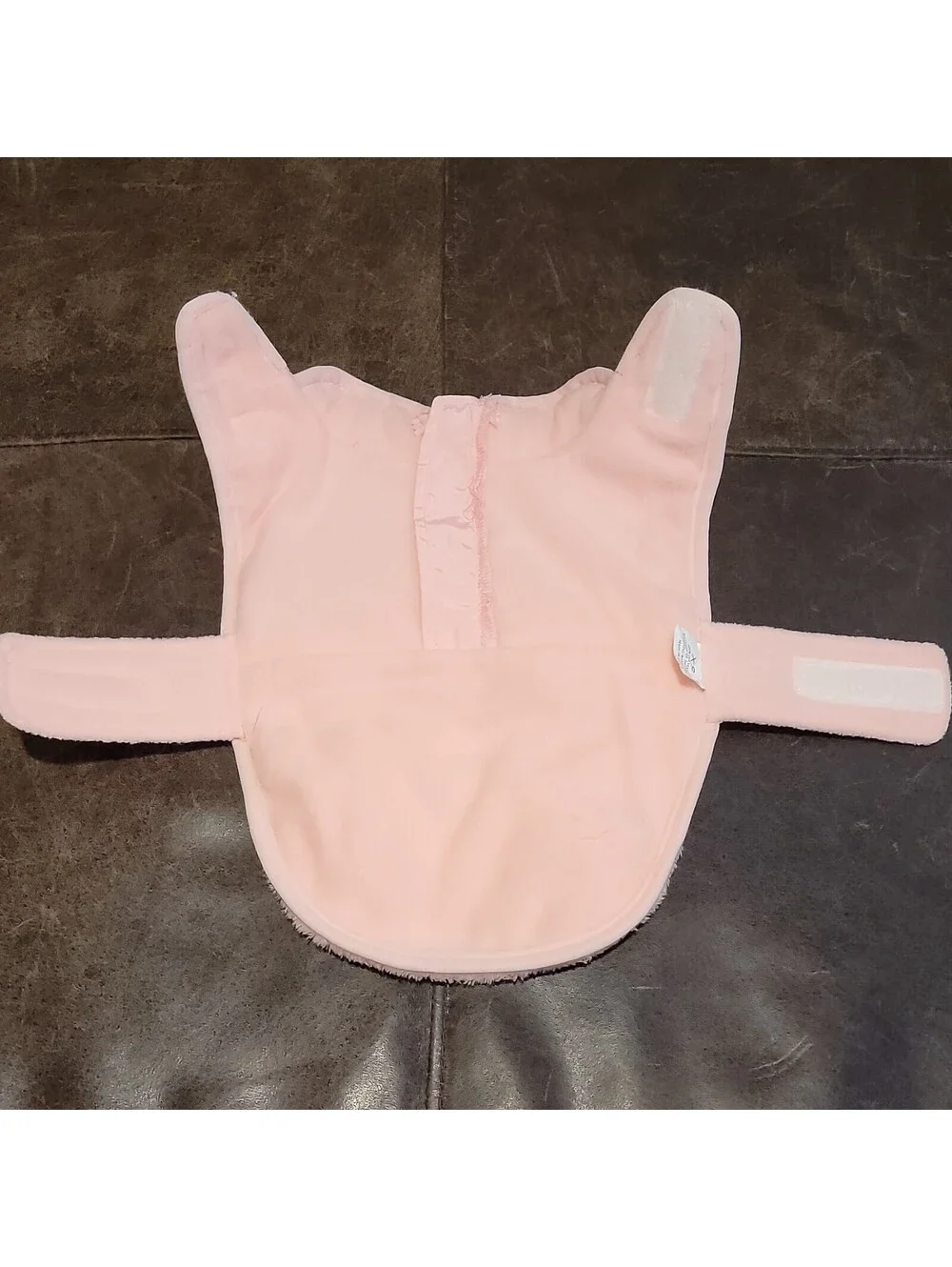 PET LOVE Pink Dog Vest Coat Quilted Puffer Faux Fur Fleece  Jacket Size XS 281